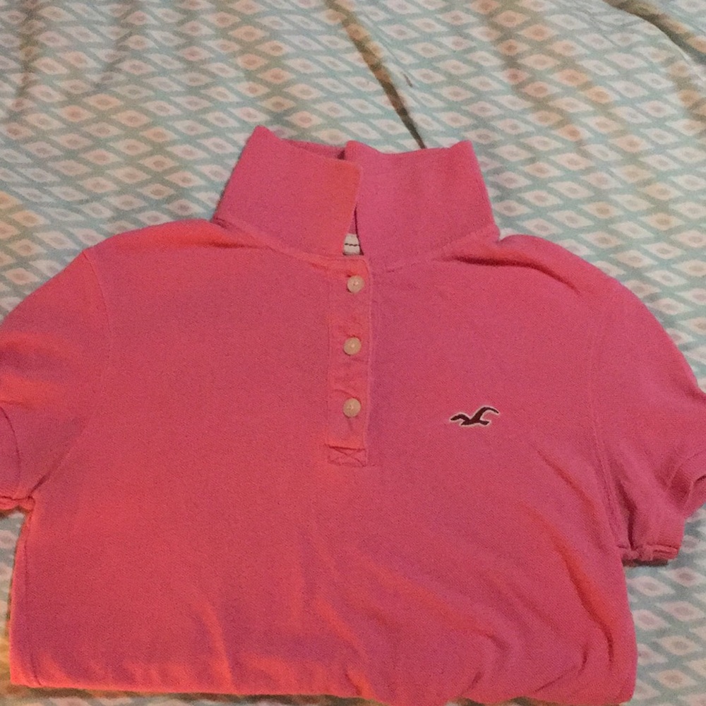 Bubblegum Pink Hollister Polo
